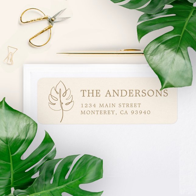 Custom Monstera Monogram Wedding Logo (Creator Uploaded)