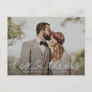 Custom Moody Wedding photography Postcard