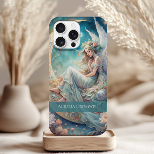 Custom Moon Fairy Name – Fantasy Celestial Art iPhone 15 Case