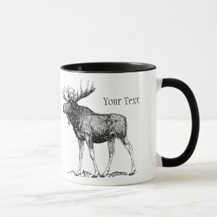 Custom Moose Mug