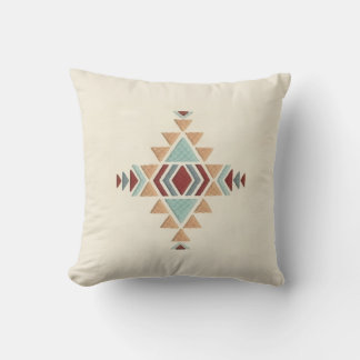 Custom Moroccan Geometric Embroidery Pattern Art T Cushion