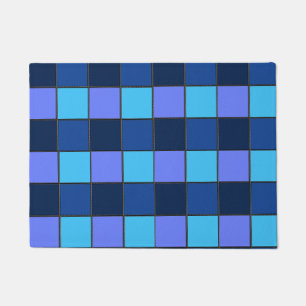 Custom  Mosaic Tile & Pixel Grid Pattern Doormat