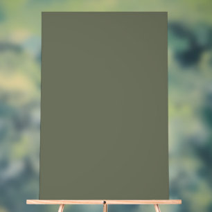 Custom Moss Green Acrylic Sign