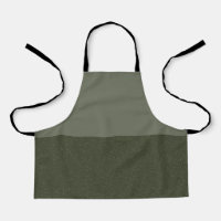 Custom Moss Green Apron – Half Noise Effect