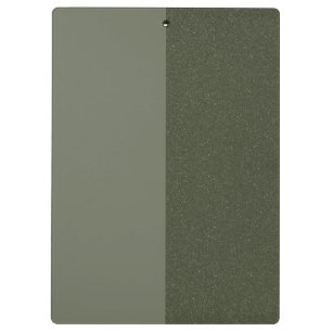 Custom Moss Green Clipboard – Matte & Glitter
