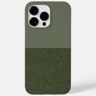 Custom Moss Green Contrast iPhone 14 Pro Max Case