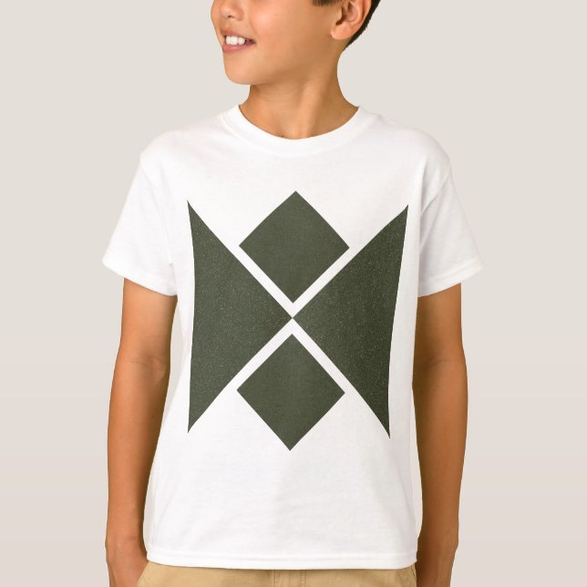 Custom Moss Green Diamond Tee (Front)