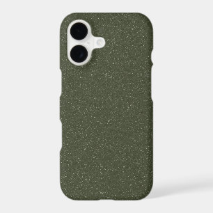 Custom Moss Green Noise iPhone X Case