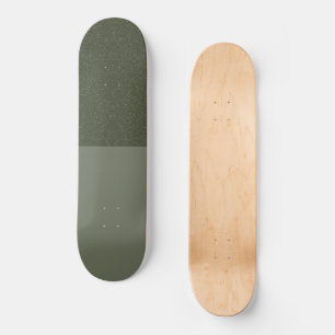 Custom Moss Green Noise Skateboard Deck