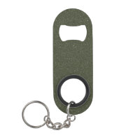 Custom Moss Green Speckled Bottle Opener