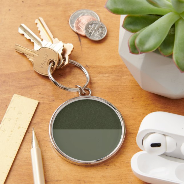 Custom Moss Green Split Keychain (Desk)