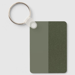 Custom Moss Green Split Keychain