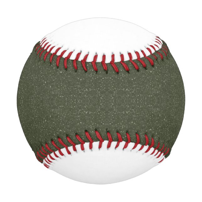 Custom Moss Green Texture Baseball (Back)