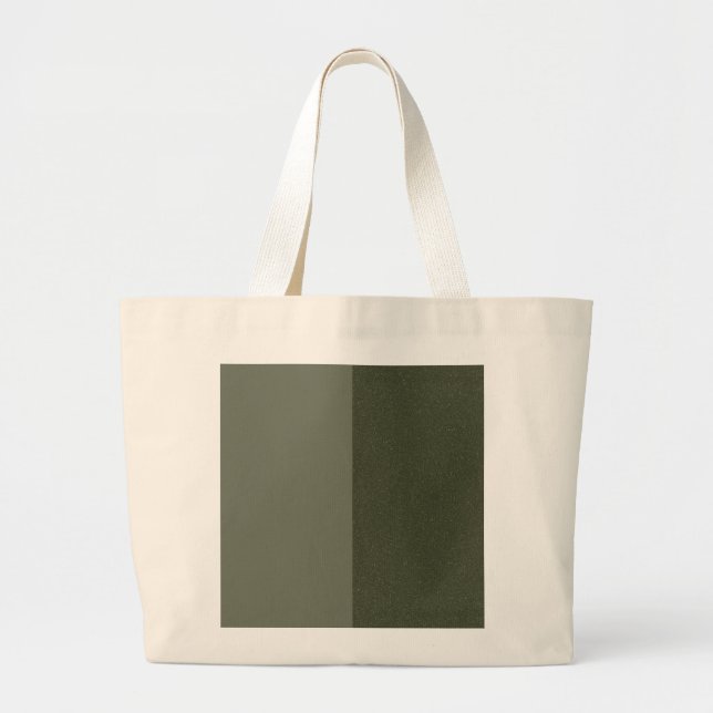 Custom Moss Green Textured Tote Bag (Front)