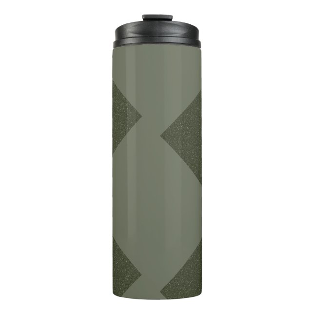 Custom Moss Green Thermal Tumbler (Front)