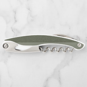 Custom Moss Green Two-Tone Corkscrew