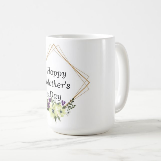 "Custom Mother's Day Coffee Mug – Add Your Text" (Front Right)
