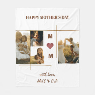 Custom Mother's Day Fleece Blanket