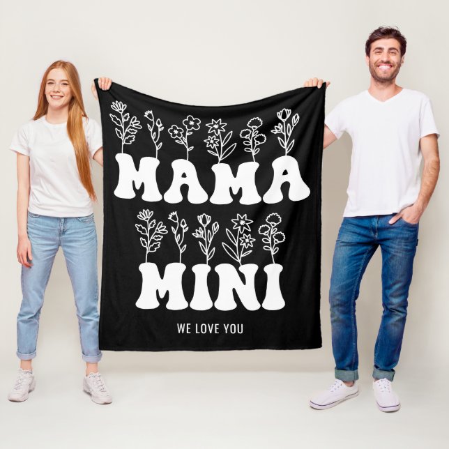  Custom Mothers Day  Fleece Blanket (In Situ)