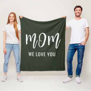 Custom Mothers Day Fleece Blanket