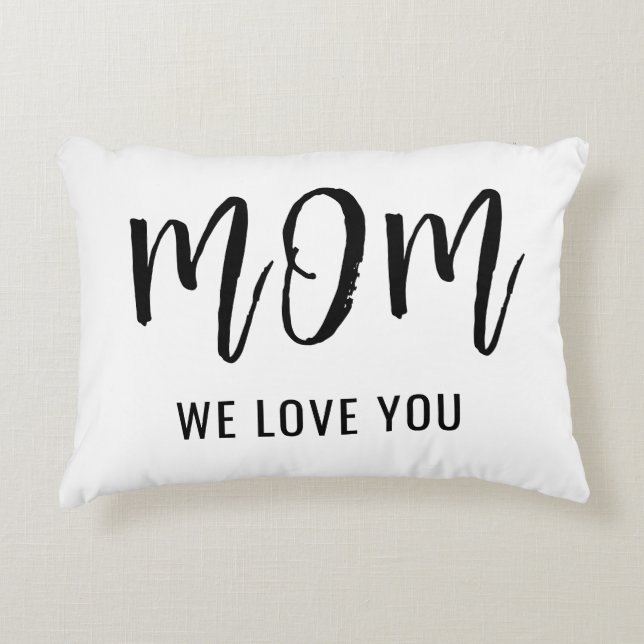 Custom Mothers Day Gift Decorative Cushion (Front)