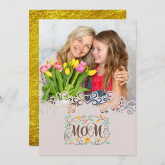 Custom Mother's Day I Photo & Personal Message Card