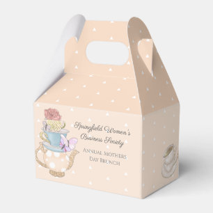 Custom Mother's Day Tea Party Favour Box