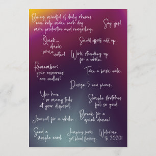 Custom motivation invitation