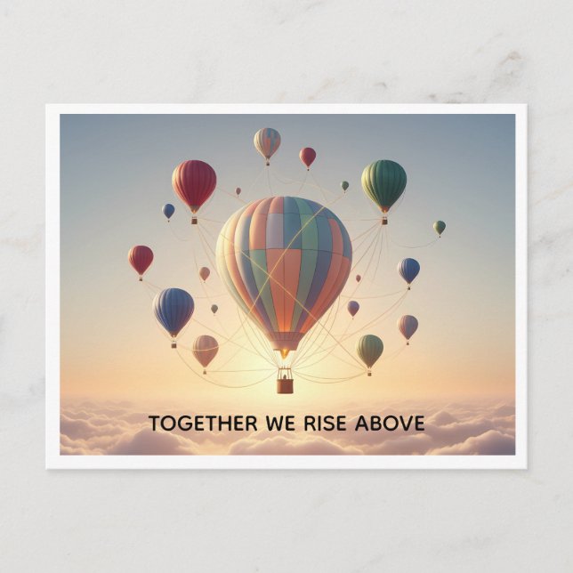 Custom Motivational Quote post card (Front)