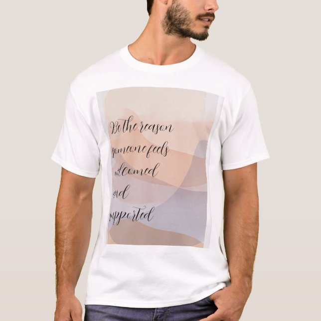 Custom Motivational Quote T-Shirt (Front)
