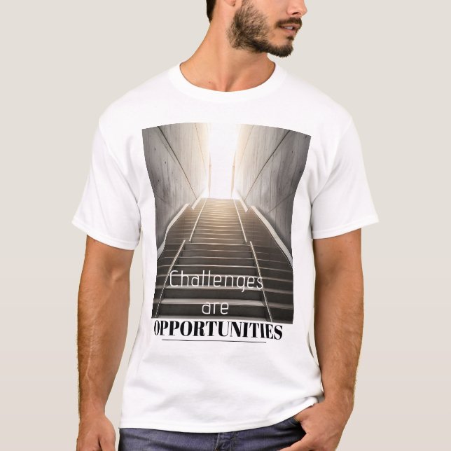 Custom Motivational Quote T-Shirt (Front)