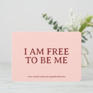 Custom Motivational & Self Love Gift Card for Her