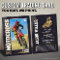 Custom Motocross Trading Card, Editable Dirt Bike 