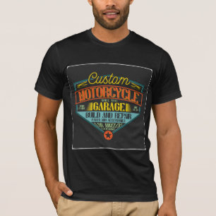 Custom Motorcycle And Garage L.A. T-Shirt