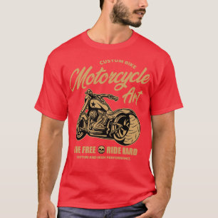 CUSTOM MOTORCYCLE ART T-Shirt