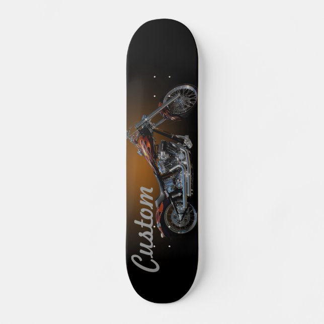 Custom Motorcycle Skateboard (Front)