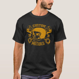 Custom Motorrad Bau & Reparatur Bike Motor Racing T-Shirt