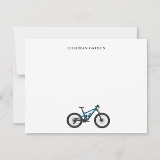 Custom Mountain Bike MTB Note Card