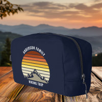 Custom Mountain Sunset Navy Blue Hiking