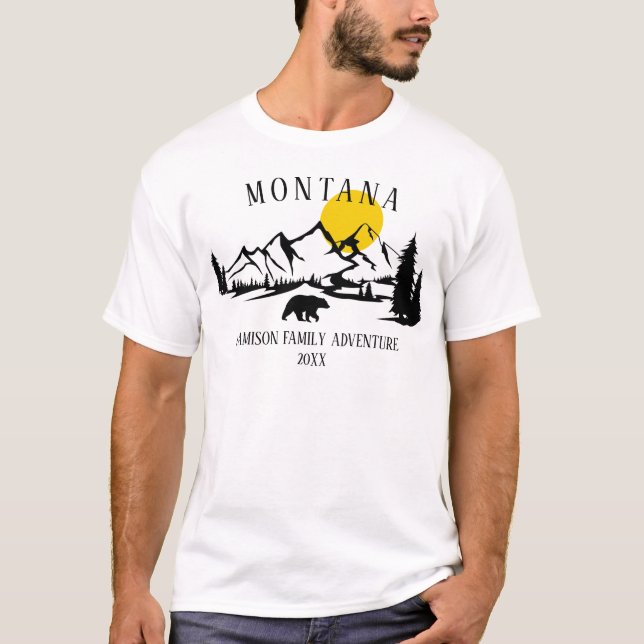Custom Mountain Trip  T-Shirt (Front)