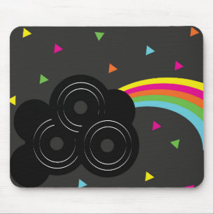 Custom Mouse Music Artist Records Musician Rainbow Mat