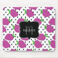 Custom Mouse Pad Abstract Strawberries Seeds