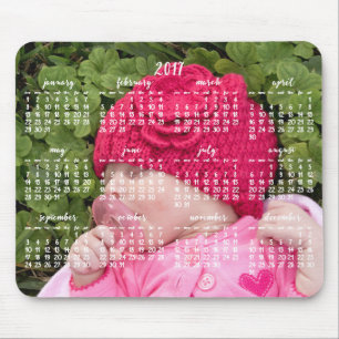 Custom Mouse Pad Calendar 2017 Add Photo