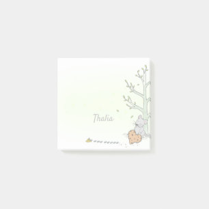 Custom Mouse Watercolor Yellow Cute Post-it Notes
