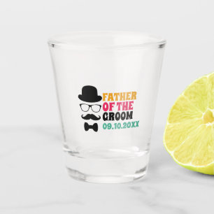 Custom Moustache Shot Glass – Groom’s Father