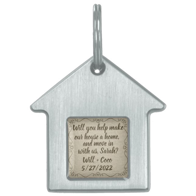 Custom Move In Proposal  Pet ID Tag (Front)