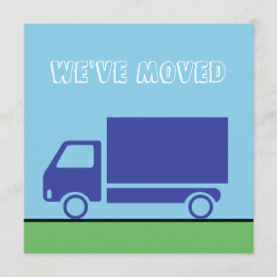 Custom Moving Truck Moving Announcement