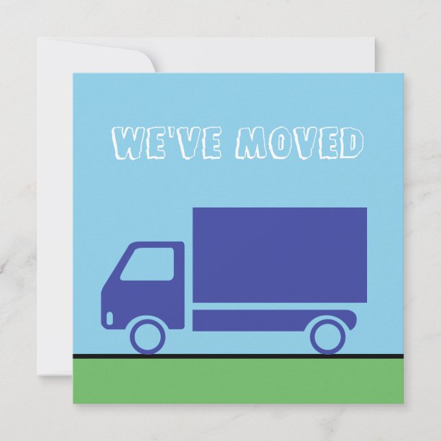 Custom Moving Truck Moving Announcement (Front)