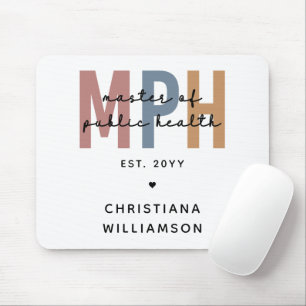 Custom MPH Master of Public Health Graduation Mouse Mat