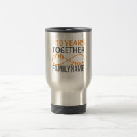 Custom Mr and Mrs 10th Anniversary